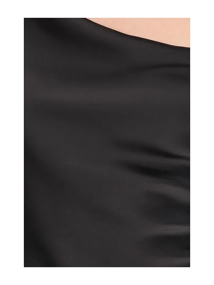 Топ Drop Shoulder Maria Norma Kamali — изображение 5 из 5, черный