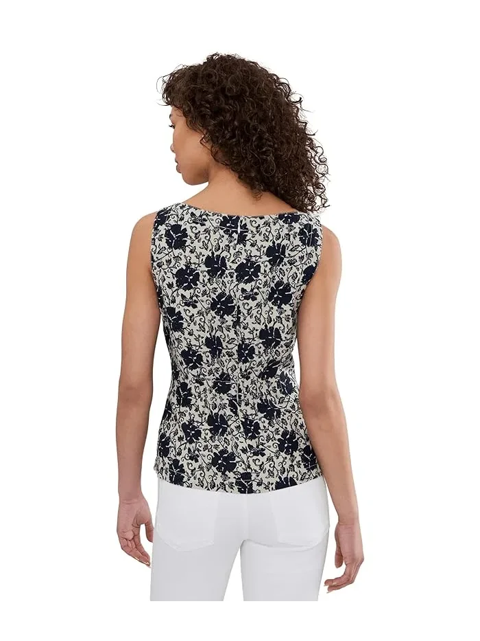 Топ Madewell New Boatneck Side Cinch Shell — изображение 4 из 5, овсяный