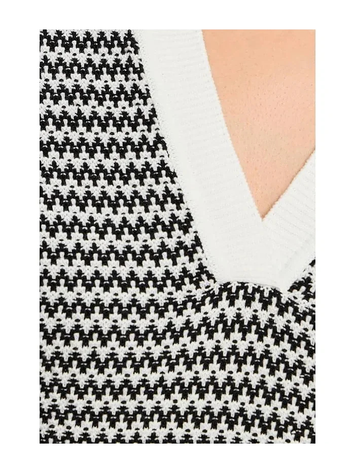 Топ Dora Knit Top 2.0 Varley — изображение 5 из 5, белый/черный