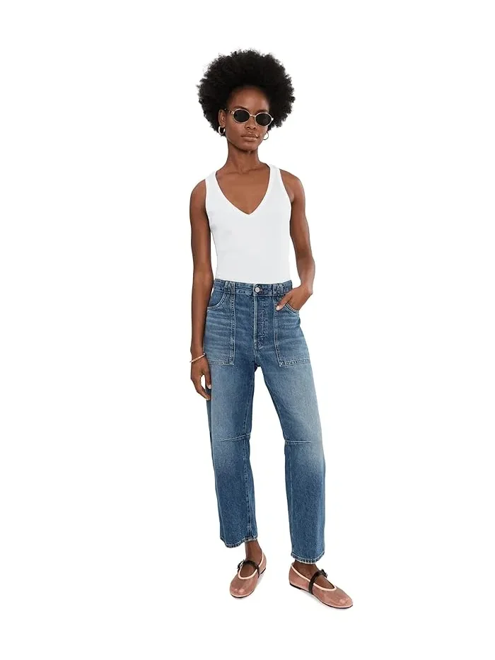 Футболка Ivara Racerback Tank Michael Stars — изображение 2 из 5, белый