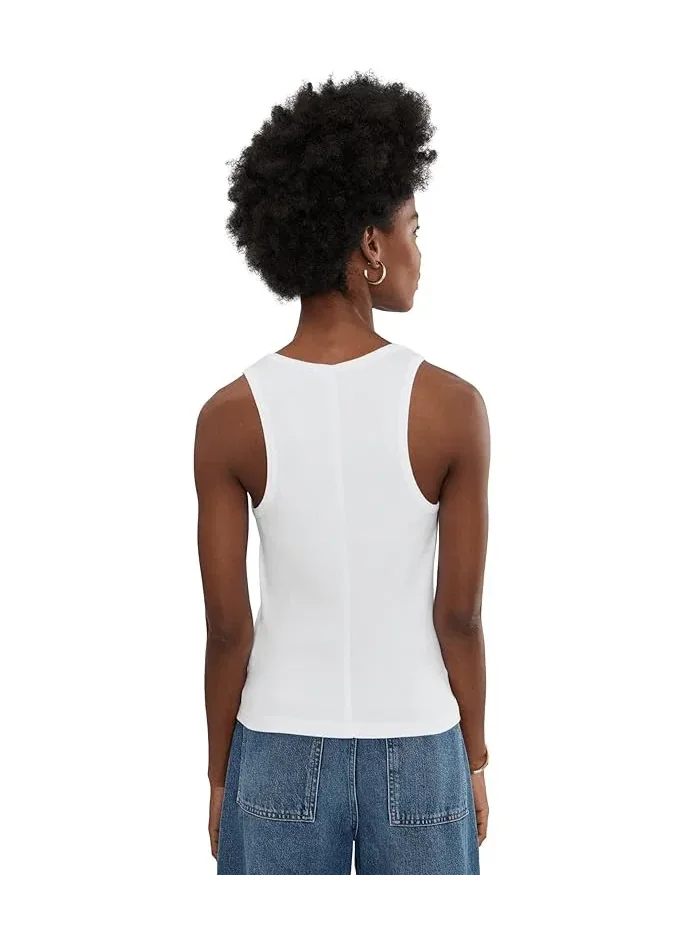 Футболка Ivara Racerback Tank Michael Stars — изображение 4 из 5, белый