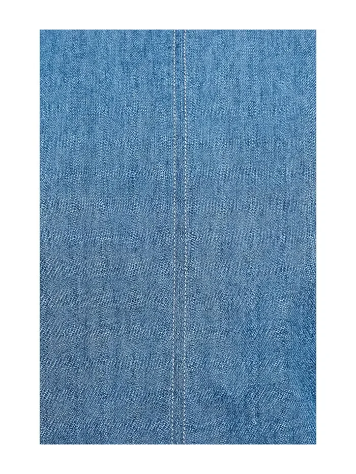 Джинсовый топ с защипами Denim Cinched Shell Top Madewell — изображение 5 из 5