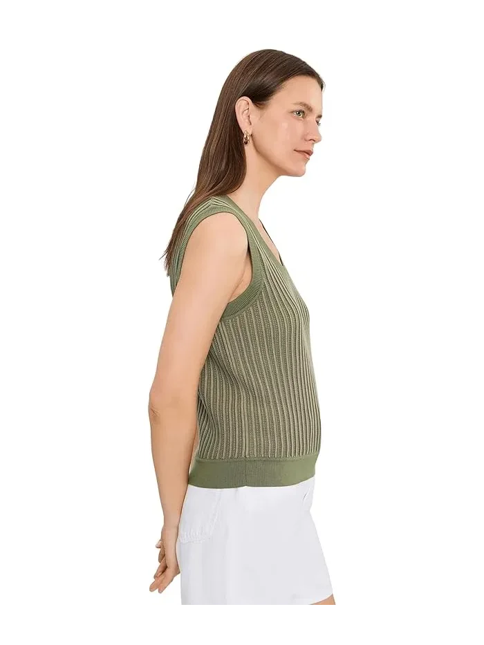 Топ Varley Aldcroft Stitch Knit — изображение 3 из 5, оливин