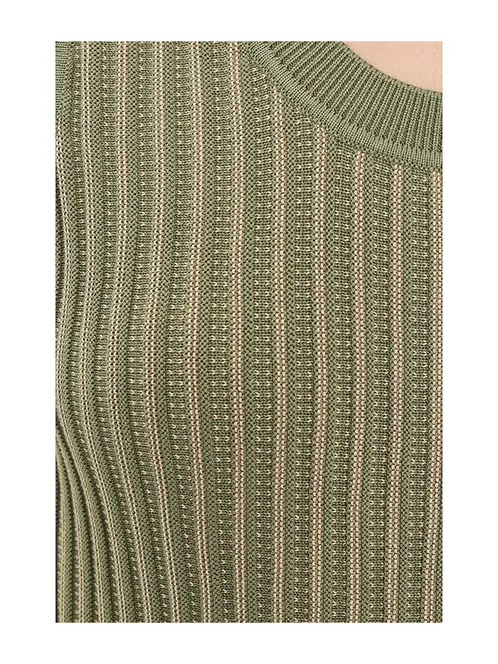 Топ Varley Aldcroft Stitch Knit — изображение 5 из 5, оливин