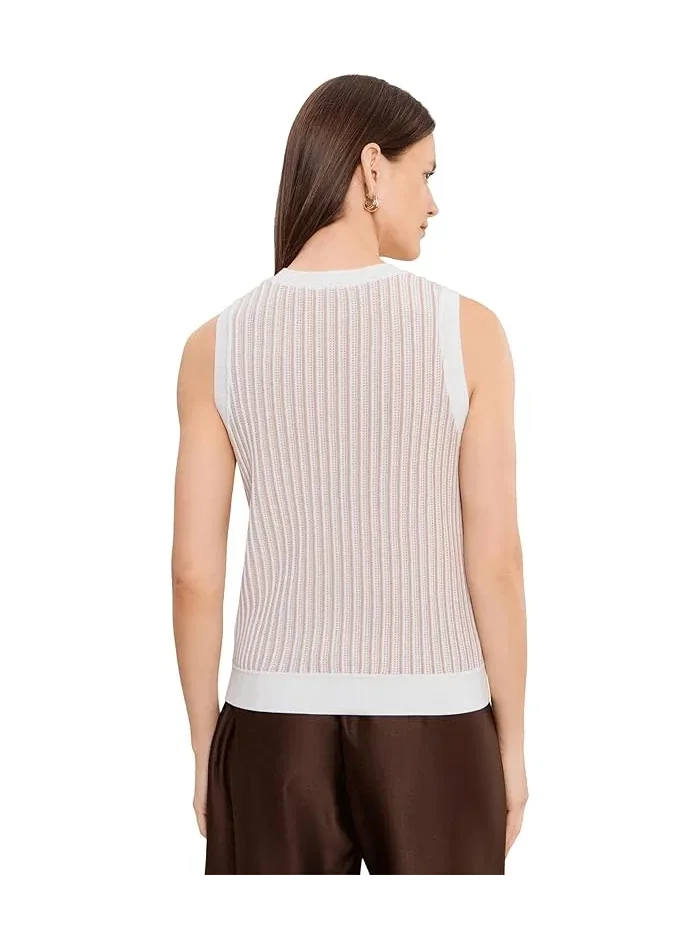 Топ Varley Aldcroft Stitch Knit — изображение 4 из 5, белый