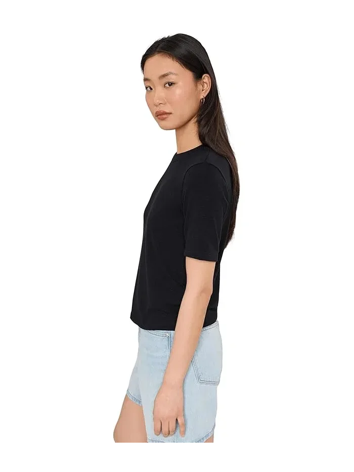 Топ Frankie Crew Neck Michael Stars — изображение 3 из 5, черный