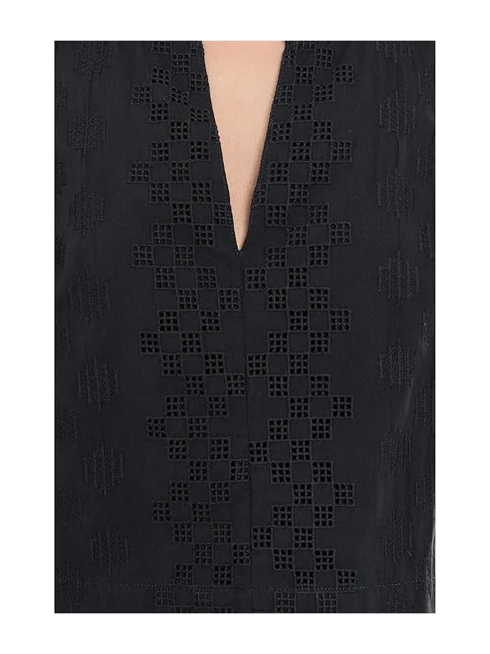 Топ Kenzie Geo Eyelet Tank Splendid — изображение 5 из 5, серый