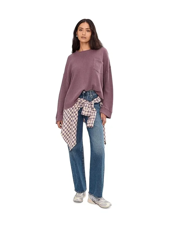 Термофутболка с карманом Dawson Free People — изображение 2 из 5, фиолетовый