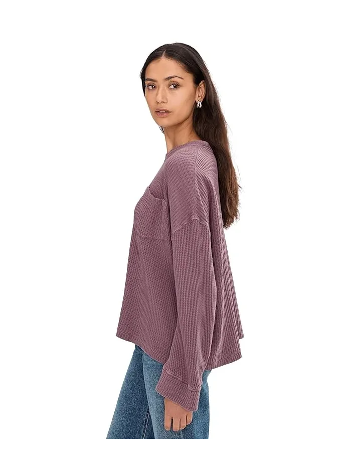 Термофутболка с карманом Dawson Free People — изображение 3 из 5, фиолетовый
