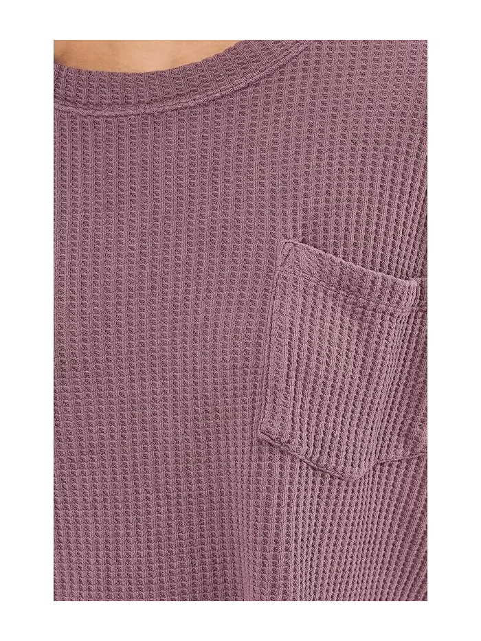 Термофутболка с карманом Dawson Free People — изображение 5 из 5, фиолетовый