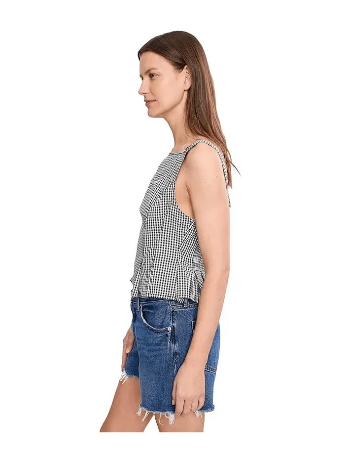Топ Sunfaded Free People — изображение 3 из 5, черный белый