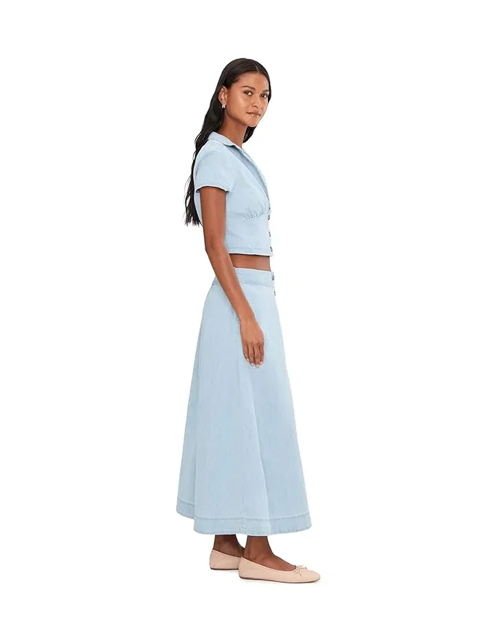 Топ и юбка сет Easy Does It Set Free People — изображение 3 из 5, черный