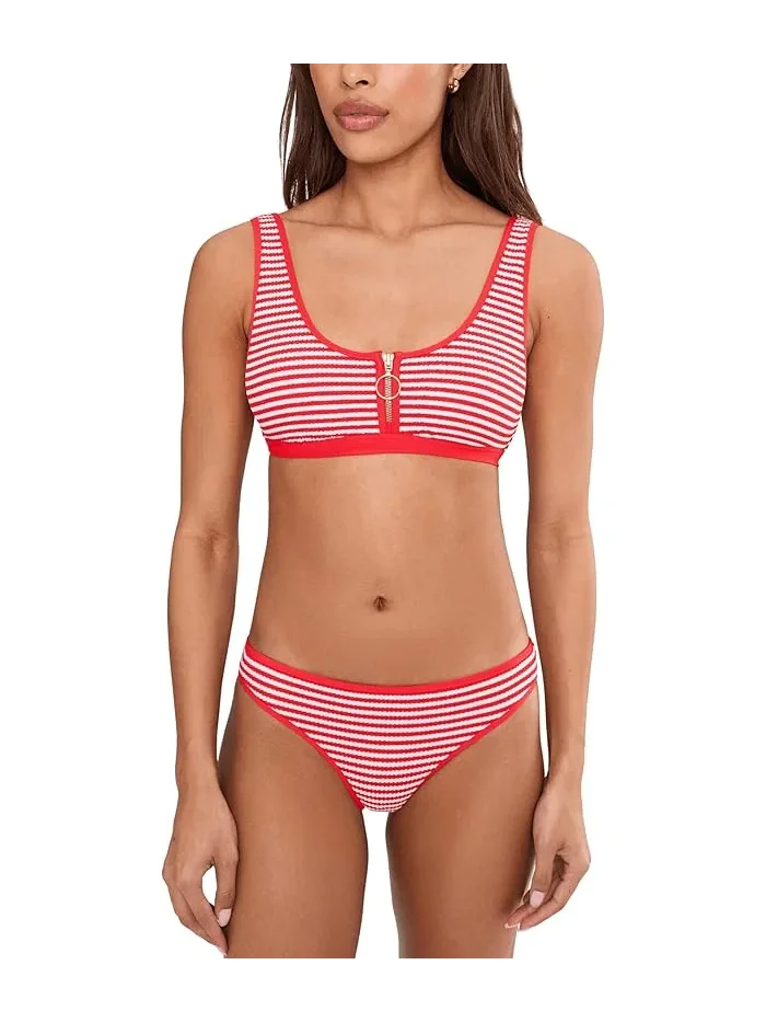 Топ с застежкой-молнией Club House Seafolly — изображение 2 из 5, пламя