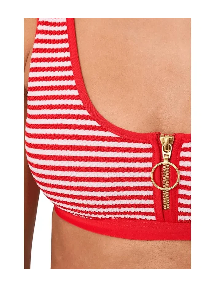Топ с застежкой-молнией Club House Seafolly — изображение 5 из 5, пламя