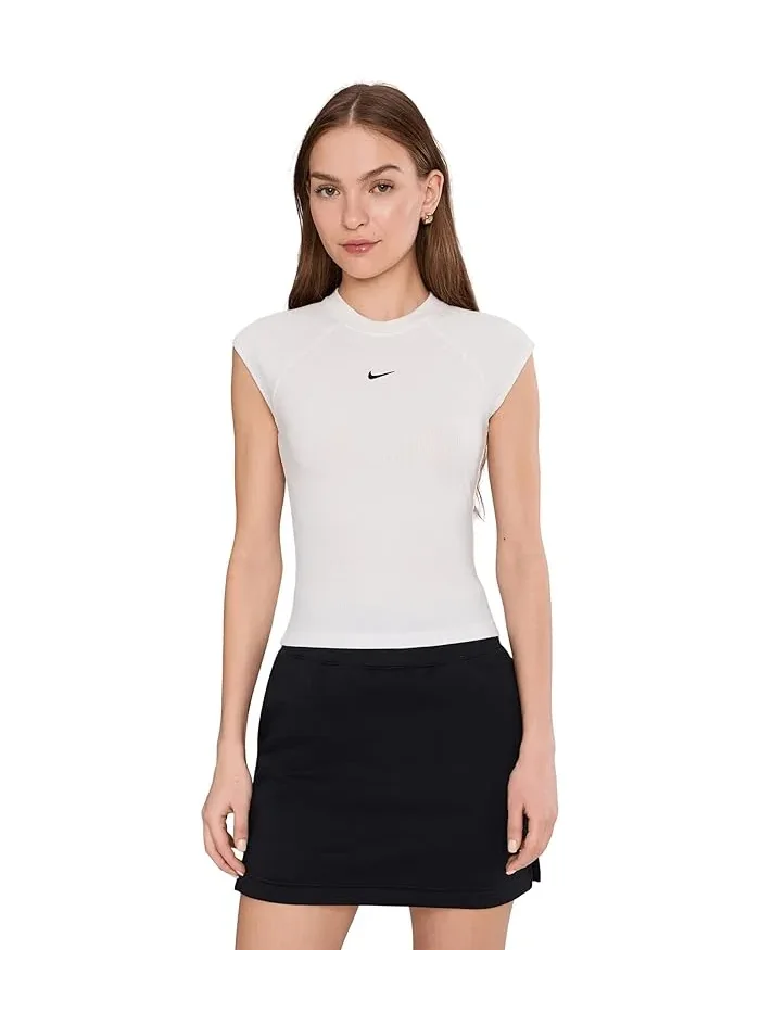 Топ Nike Sportswear Chill Knit Rib Short Sleeve