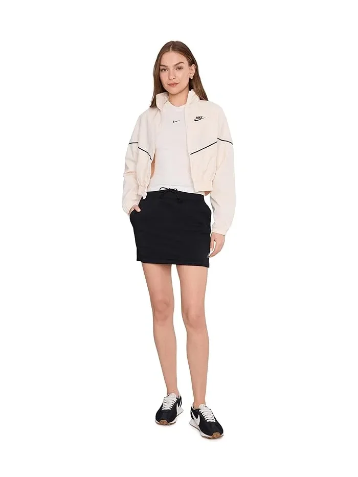 Топ Nike Sportswear Chill Knit Rib Short Sleeve — изображение 2 из 5, черный