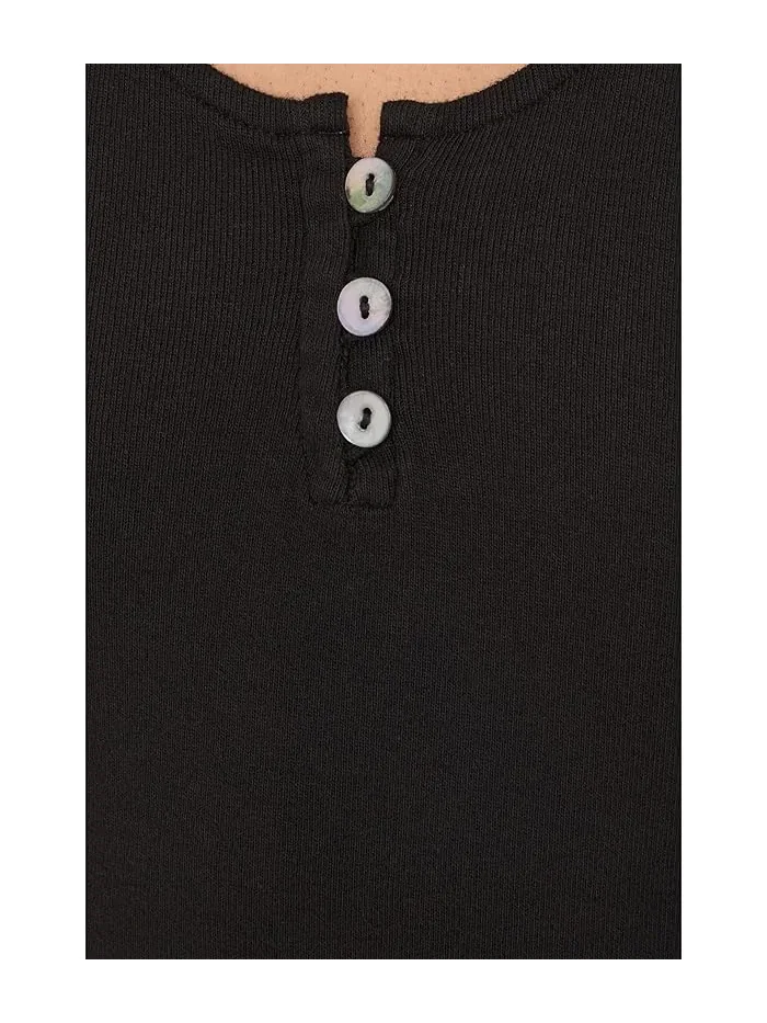 Топ Henley Michael Stars — изображение 5 из 5, черный