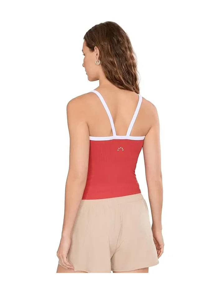 Топ Varley Theon Scoop Neck Tank — изображение 4 из 5, оранжевый
