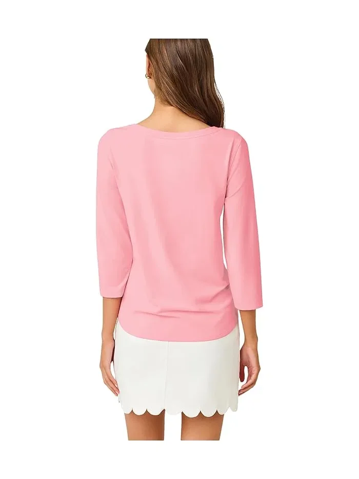 Топ Key West 3/4 рукав Lilly Pulitzer — изображение 4 из 5, розовый