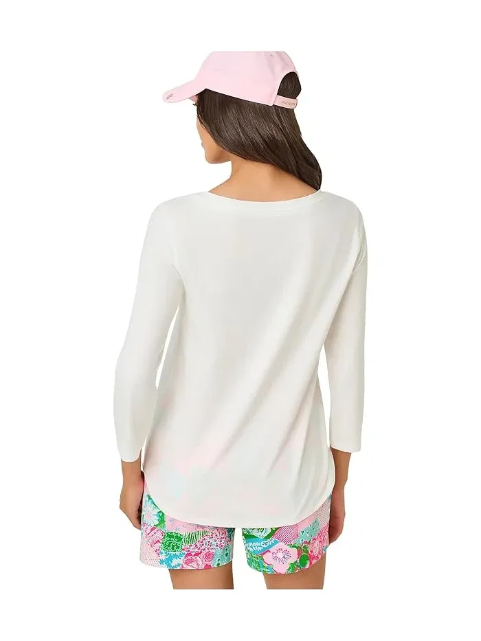 Топ Key West 3/4 рукав Lilly Pulitzer — изображение 3 из 4, белый