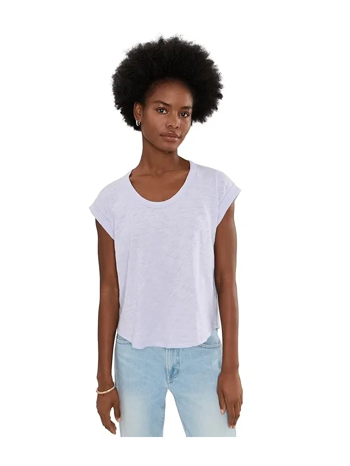 Топ с манжетами свободный крой Cuff Sleeve Boxy Top Lilla P