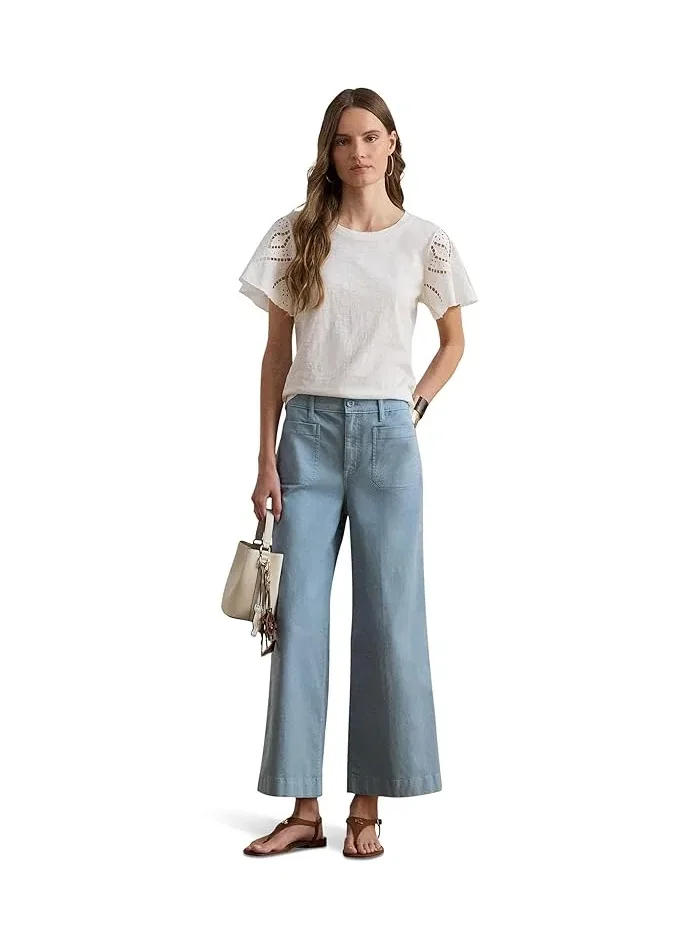 Топ с глазком Lauren Ralph Lauren — изображение 5 из 5, белый