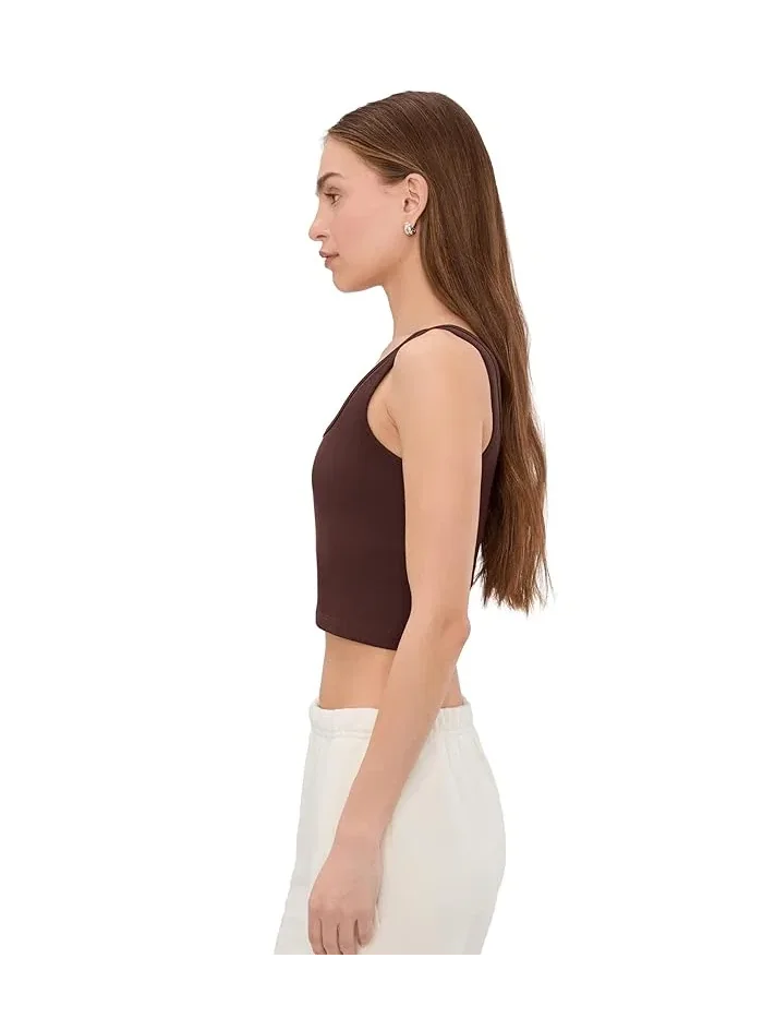 Топ Beyond Yoga Seamless Cropped Tank — изображение 3 из 5, мокка