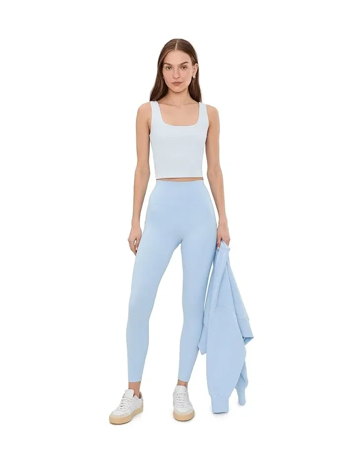 Топ Beyond Yoga Seamless Cropped Tank — изображение 2 из 5, синий