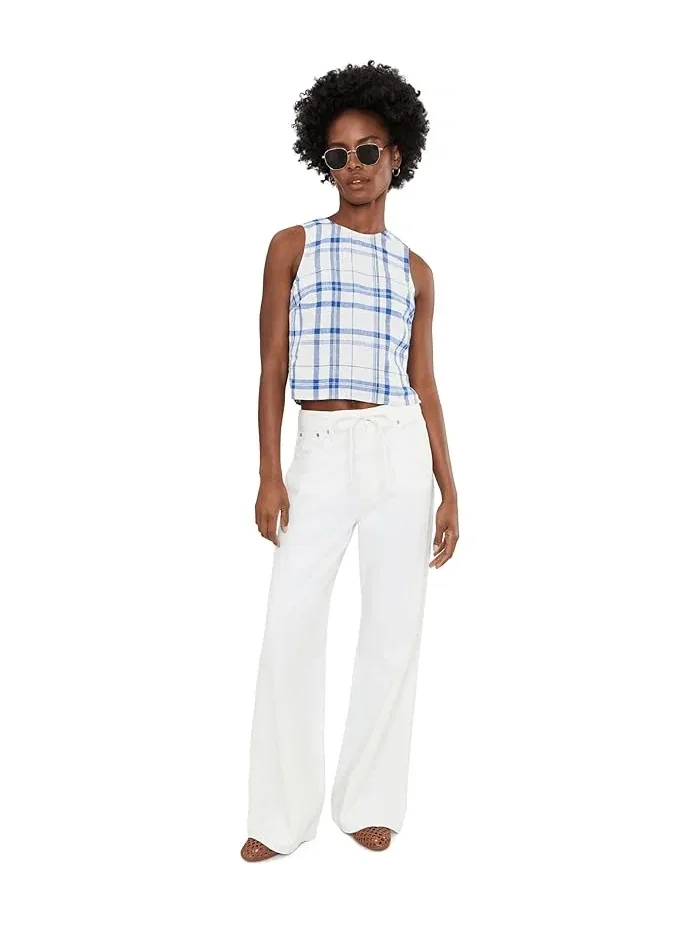 Топ Odin 100% лен Madewell — изображение 2 из 5, овсяный