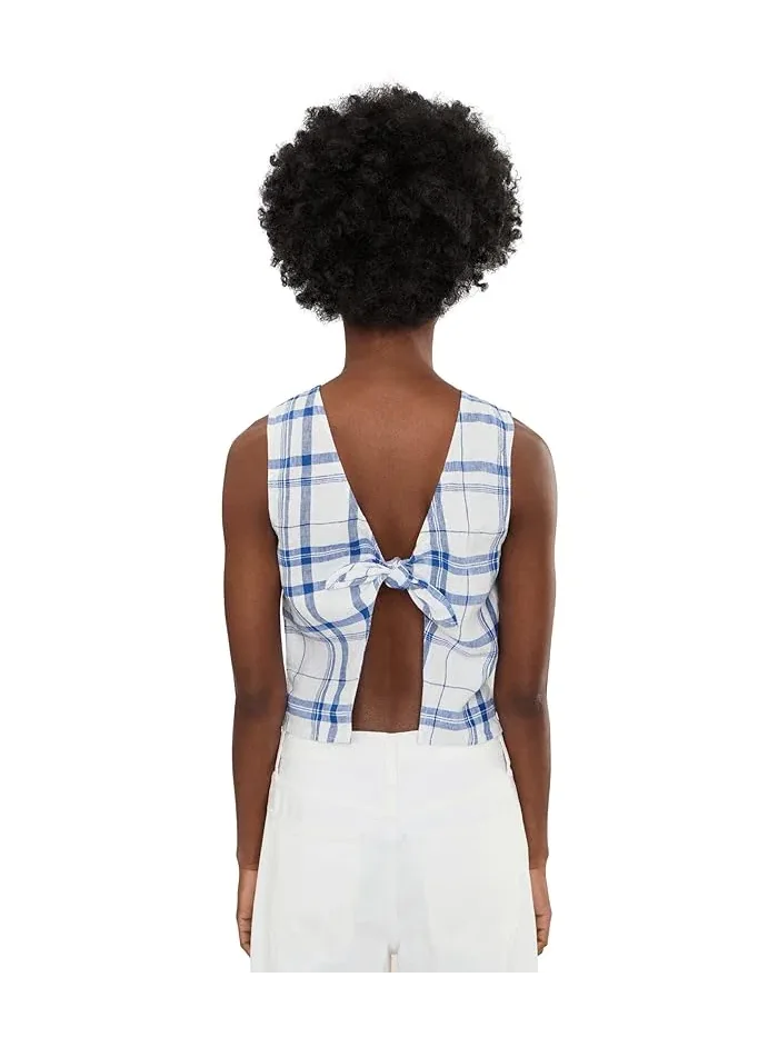Топ Odin 100% лен Madewell — изображение 4 из 5, овсяный