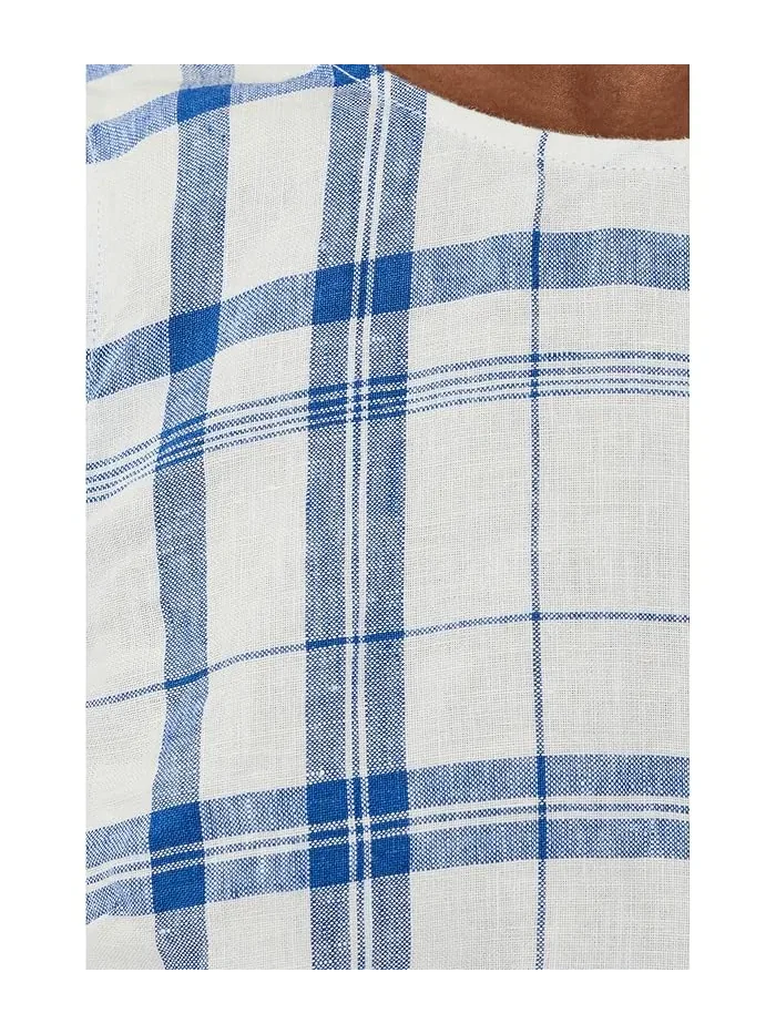 Топ Odin 100% лен Madewell — изображение 5 из 5, овсяный