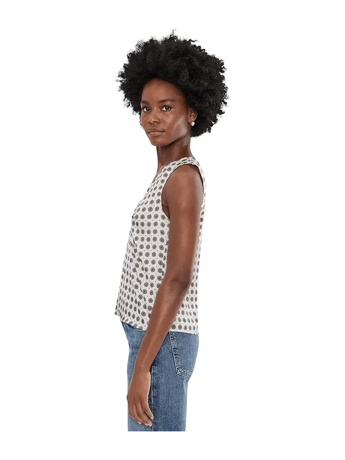Топ Twist V-Neck CeCe — изображение 3 из 5, слоновая кость