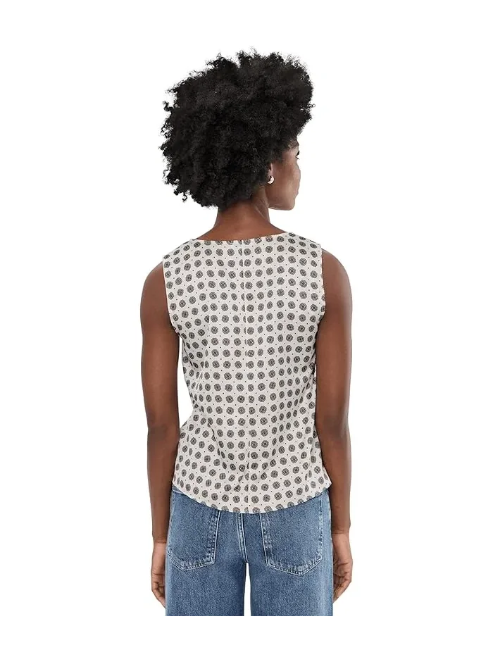 Топ Twist V-Neck CeCe — изображение 4 из 5, слоновая кость