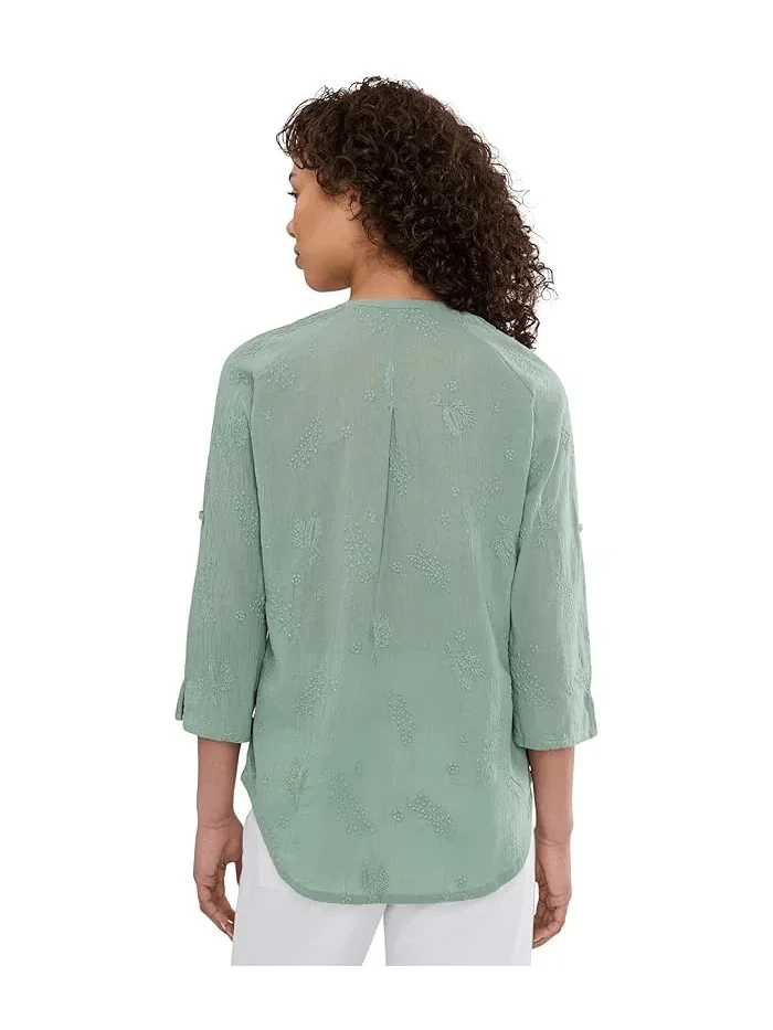 Туника Oasis Tunic II 3/4 Sleeve Royal Robbins — изображение 4 из 5, зеленый