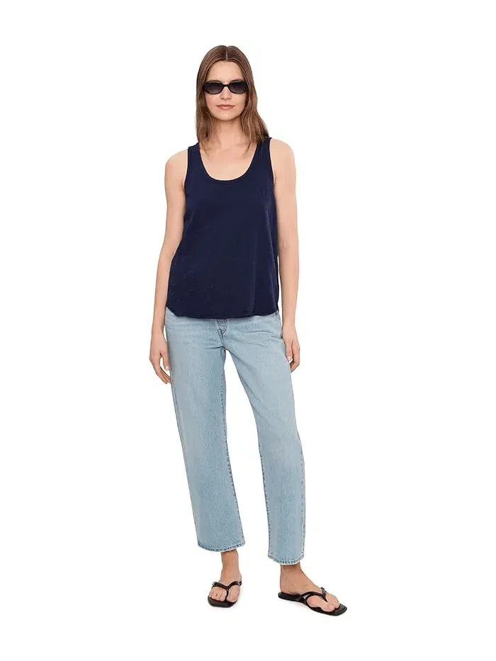 Топ Mod-o-doc Curve Hem Scoop Neck Tank — изображение 2 из 5, темно-синий