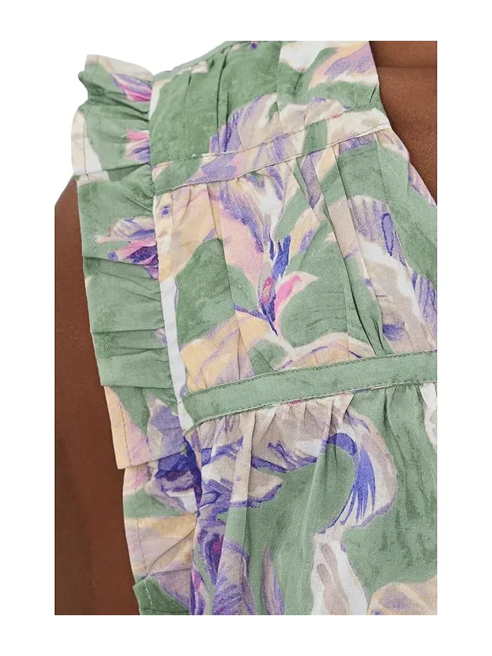 Топ без рукавов с цветочным принтом Norte Bloom Tommy Bahama — изображение 5 из 5, мятный