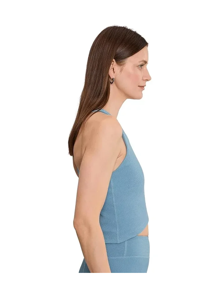 Топ Beyond Yoga Impulse Ribbed High Neck Tank — изображение 3 из 5, синий