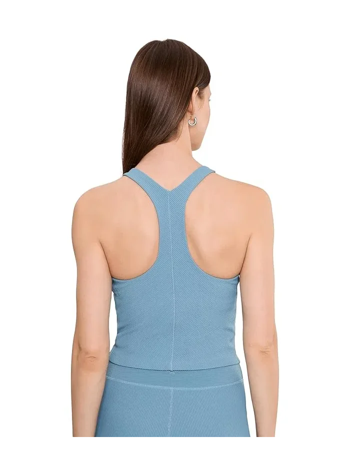 Топ Beyond Yoga Impulse Ribbed High Neck Tank — изображение 4 из 5, синий