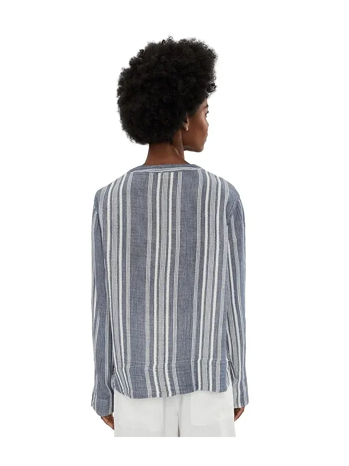 Топ из органического хлопка Dune Cotton Gauze Harbor Faherty — изображение 4 из 5, бриз моря