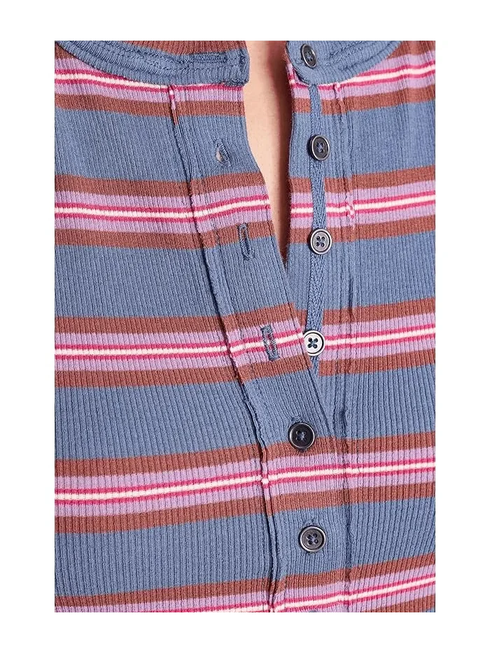 Топ Free People Jamie Henley Stripe — изображение 5 из 5, темно-синий