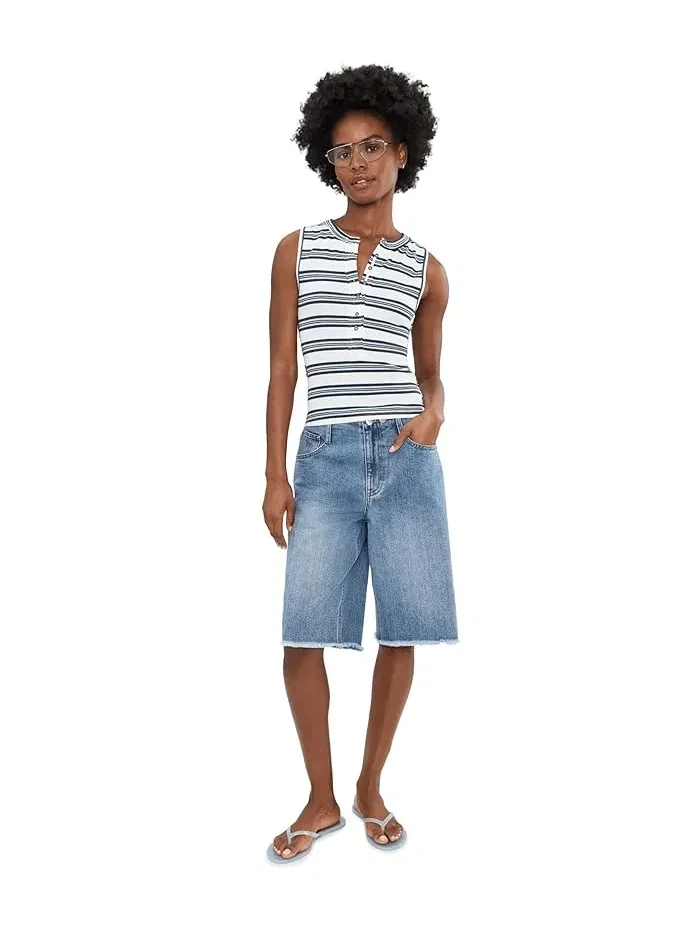 Топ Free People Jamie Henley Stripe — изображение 2 из 5, белый