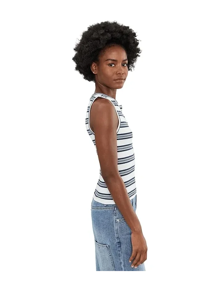 Топ Free People Jamie Henley Stripe — изображение 3 из 5, белый