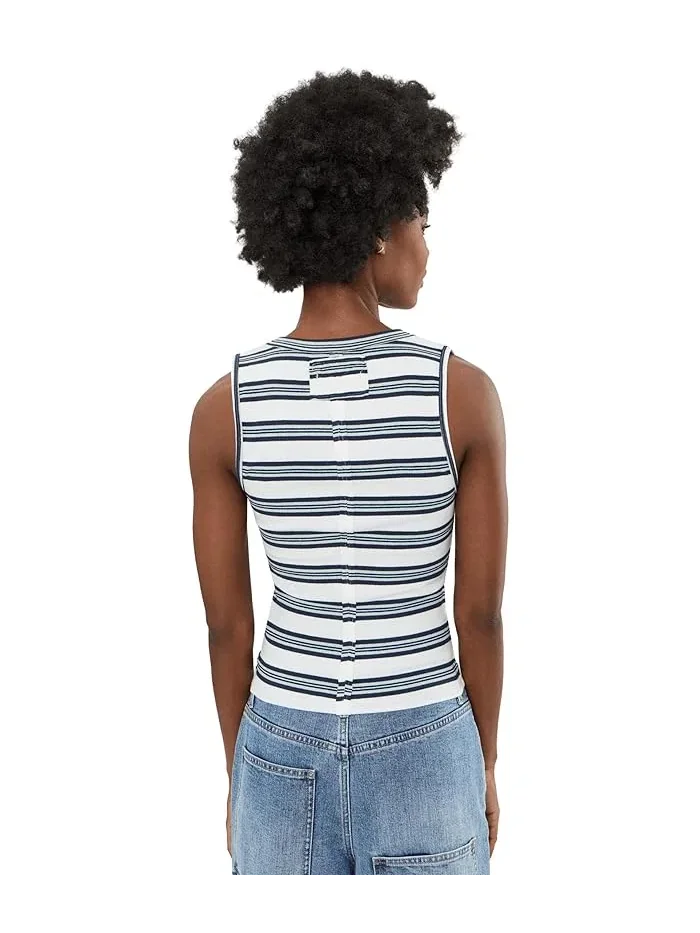 Топ Free People Jamie Henley Stripe — изображение 4 из 5, белый