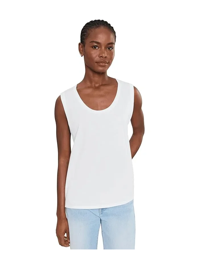 Топ Organic Pima Cotton Jersey Scoop Neck Tank Top Eileen Fisher