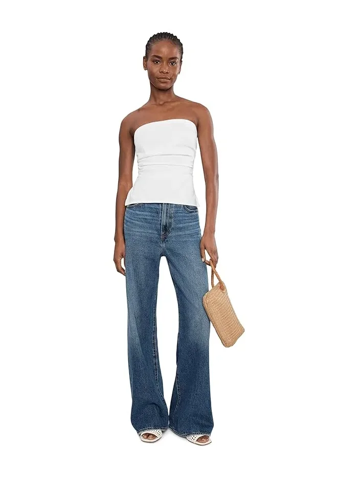 Топ с квадратным вырезом Sharona Update Madewell — изображение 2 из 5, белый
