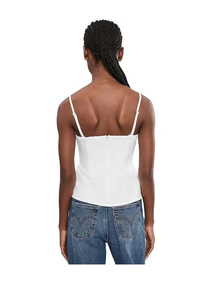 Топ с квадратным вырезом Sharona Update Madewell — изображение 4 из 5, белый