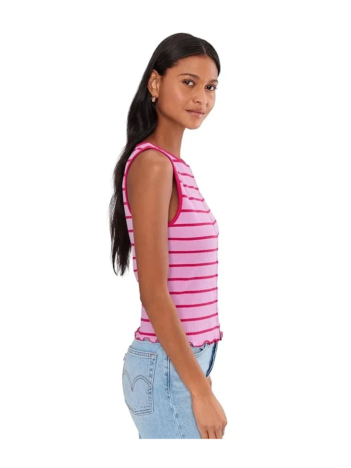 Топ Tilly Striped Tank Free People — изображение 3 из 5, фиолетовый