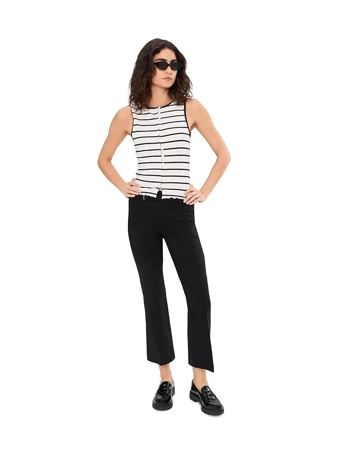 Топ Tilly Striped Tank Free People — изображение 2 из 5, черный/белый