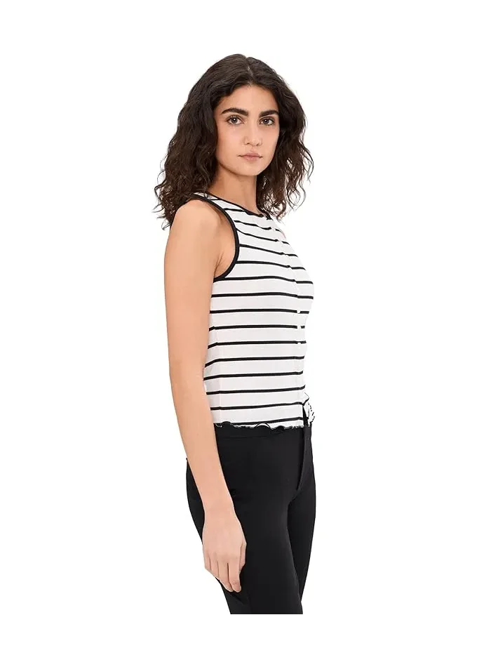 Топ Tilly Striped Tank Free People — изображение 3 из 5, черный/белый