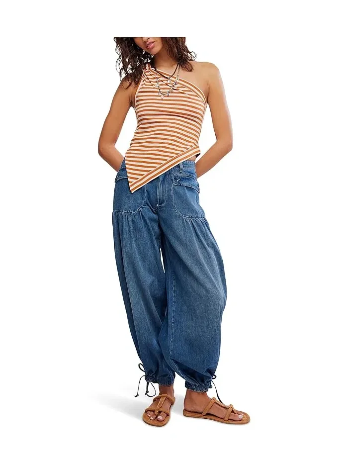 Топ с узлами Free People — изображение 2 из 5, бежевый